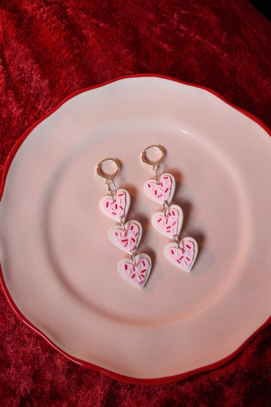 Sugar Cookie Heart Stacks