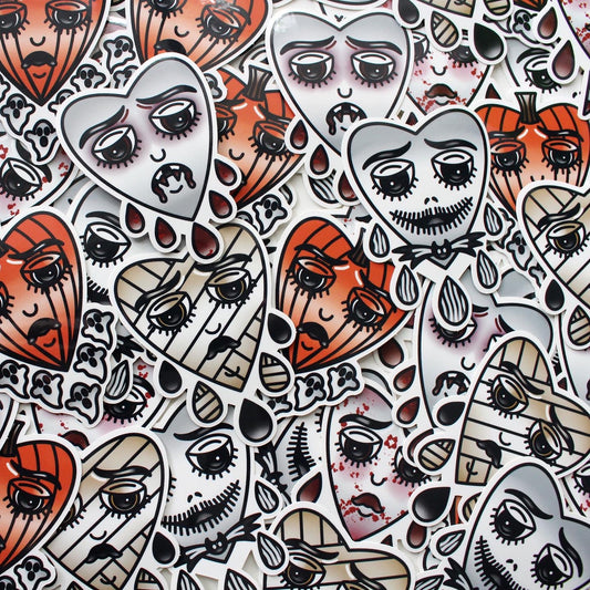 Slasher Sleepy Heart Sticker